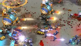 DEADLY BATTLE! Ultramarines vs Orks | WARHAMMER 40K DAWN OF WAR 3