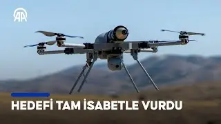 KARGU İHA zırh delici harp başlığıyla hedefi tam isabetle vurdu