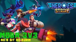 MOBA OFFLINE 3V3 !!! || HEROES STRIKE GAMEPLAY !!!