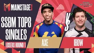 Axe vs iBDW - Melee Singles: Top 8 Losers Round 1 - Mainstage 2021 | Pikachu vs Fox