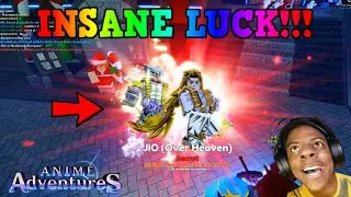 [NEW STARS CODE]😱WHEN YOU GET INSANE LUCK SECRET DIO OVER HEAVEN & MORE ANIME ADVENTURES 10 HOUR.EXE