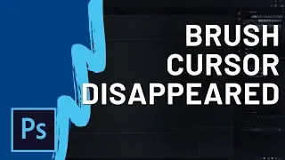 The Brush Cursor Disappeared in Adobe Photoshop