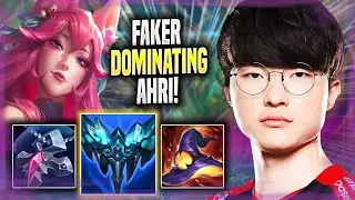 FAKER DOMINATING WITH AHRI! - T1 Faker Plays Ahri MID vs Zoe! | Season 2022