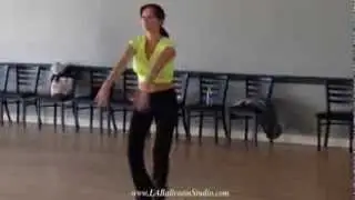 Elena Grinenko First Zumba class at LA Ballroom Studio