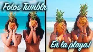 SUMMER! recreating tumblr photos on the beach COLLAB AND GIVE AWAY  Xime pocnch V154