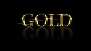 Photoshop Gold Text Effect-2022. Adobe Photoshop_CC tutorial || How to Make Text New Gold Effect.