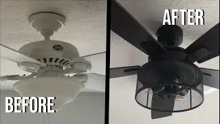 Upgrade Ceiling Fan - Replacing Hunter Ceiling Fan with Honeywell Ceiling Fan