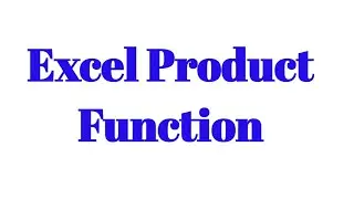 Excel Product function | Excel tutorials in Hindi | Excel for beginners