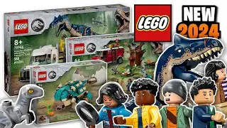 LEGO Jurassic World Summer 2024 Sets OFFICIALLY Revealed