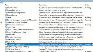 Video Aula - SQLServer - Status do Serviço via Windows