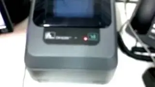 Printer barcode gk420t zebra blinking rusak