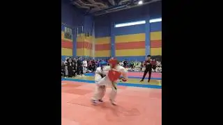 Тхэквондо спарринг Кубок ярослава мудрого. Sparring 7-8 years