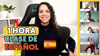 ✏️CLASE DE ESPAÑOL de 1 hora ✏️ | Hablar 1 minuto: conversación, gramática y vocabulario