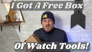 I Was Very Surprised, Unboxing A Box Of Watchmaker Tools One Of My Mentors Gave To Me.