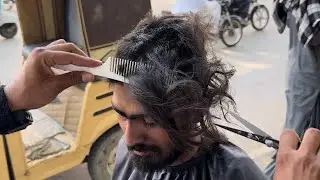 Roadside Barber: Street Haircut for the Homeless | ASMR