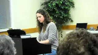 Leanne playing the piano