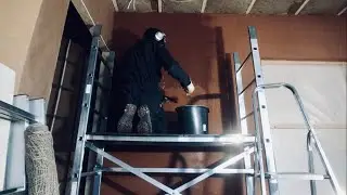 Renovation: clay plaster 2nd layer | Timelapse