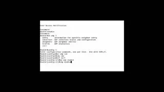 CISCO Network CCNA-4.6.2 router configuration - cisco discovery protocol CDP - CONFIGURATION