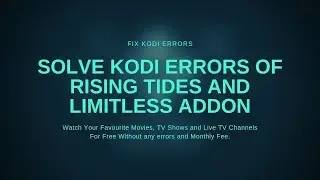 Fix Your Kodi Errors | Check Log For Info. Limitless and XBMC Python Version Errors in KODI