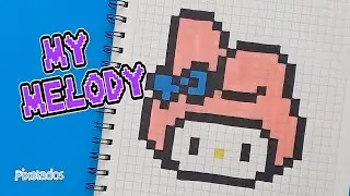 HOW TO DRAW MY MELODY IN PIXEL ART - PIXELADOS