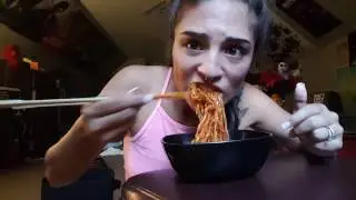 Korean Spicy Noodles// Rose