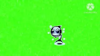 Fish animation green screen/