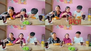 Spicy🔥Current Noodle Challenge 🥵