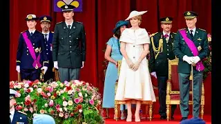 See the Belgian Royals during National Holiday in Brussels! #royalty
