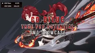 F2P C0 Diluc Triple Crowned | Vape&Melt | Genshin Impact