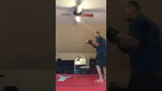 Mitt work with Rob. jab, cross, hook.