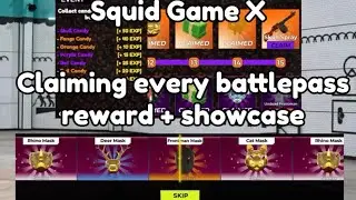 Claiming every battlepass reward and showcasing them in Squid Game X