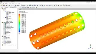 ANSYS Workbench Fluid Flow and Heat Transfer Simulation in a 3D Dimpled Pipe
