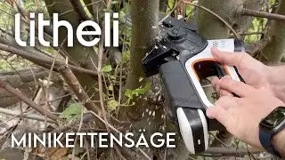 Bekommt alles klein! - Litheli U20 Akku-Kettensäge Testbericht