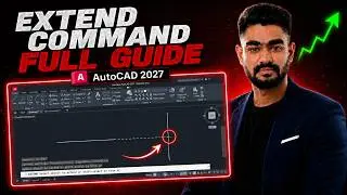 AutoCAD Beginner Course | Extend Command Explained AutoCAD Tutorial