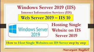 Web Server 2019 – IIS 10 - Hosting Single Website on IIS Server 2019 -04