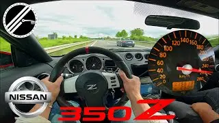 Nissan 350Z Roadster 3.5 V6 | 280 PS | Top Speed Drive German Autobahn No Speed Limit POV
