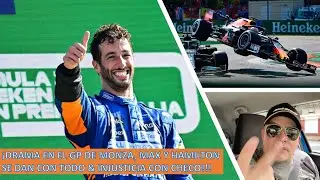 ¡DRAMA EN EL TEMPLO DE LA VELOCIDAD! GP MONZA, MAX Y HAMILTON SE DAN CON TODO INJUSTICIA CON CHECO!!