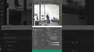How to Fix a Photo Inside a Glass Office in photoshop