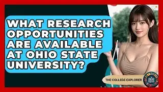 What Research Opportunities Are Available At Ohio State University? - The College Explorer