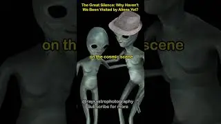 The Great Silence:  Why Haven't We Been Visited by Aliens Yet? #shorts #aliens #jre #joerogan
