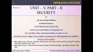 OS: Security (Introduction)