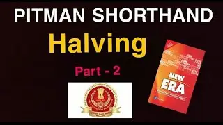 Pitman shorthand || Halving || part 2