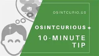 10 Minute Tip: OSINT and Web Analytics Codes and Tags