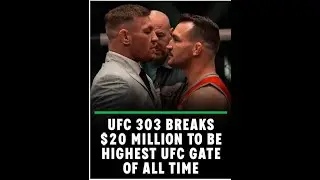 CONOR MCGREGOR AND MICHAEL CHANDLER BREAKS UFC RECORD FOR TICKET SALES