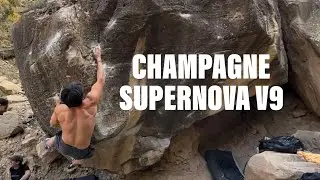 Champagne Supernova | V9 | Joe’s Valley Bouldering
