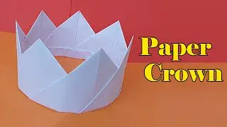 MAKING CROWN FROM PAPER 👑 - ( How to Make Paper Crown )
