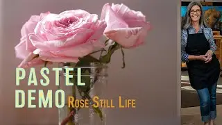Free Pastel Livestream: Rose Still Life