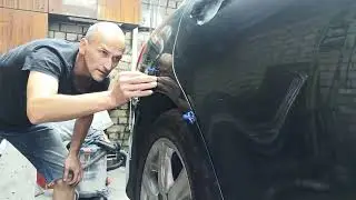 Ремонт Американца. Споттер, и немного PDR Toyota Camry SE. часть 1