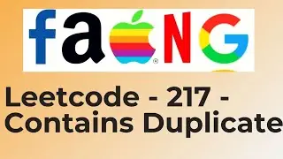 LeetCode 217 - Contains Duplicate | Python Solution