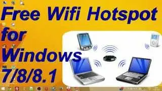 How to turn your Windows 7/8/8.1/10 Laptop into a WiFi HOTSPOT  ✔